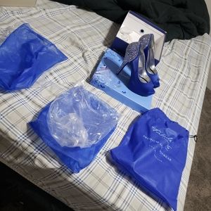 Royal blue High heels
